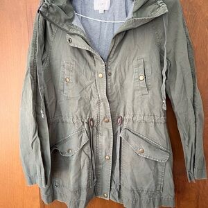 LOFT Olive Utility Jacket for Women